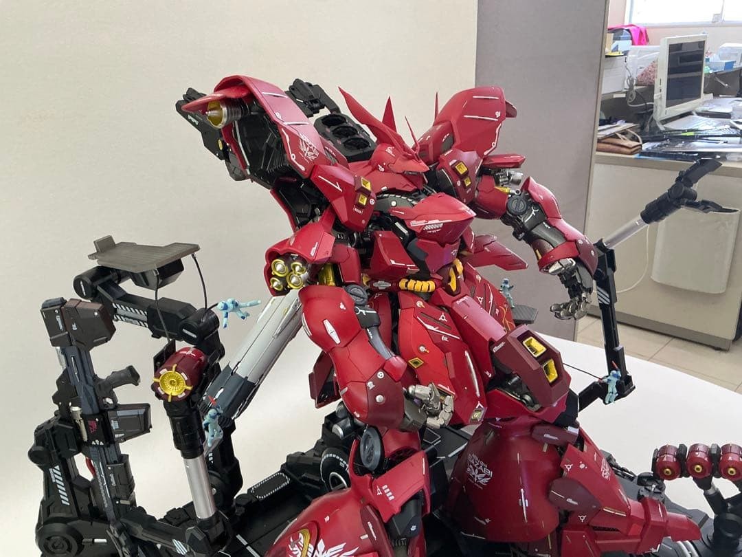 BANDAI Metal Structure Sazabi MSN-04 Figure KAITAI SHOUKI Used Free Shipping