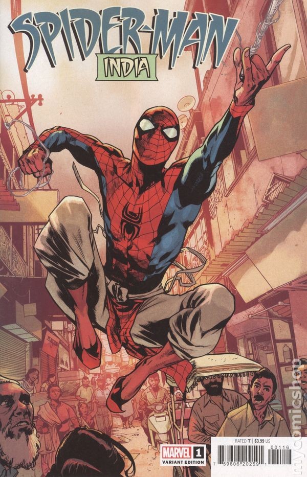 Spider-Man India 1G VF 2023 Stock Image