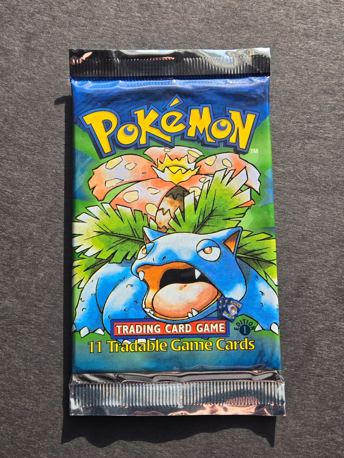 Pokemon 1ST EDITION BASE SET BOOSTER PACK – 21.0g – FACTORY SEALED – HEAVY???