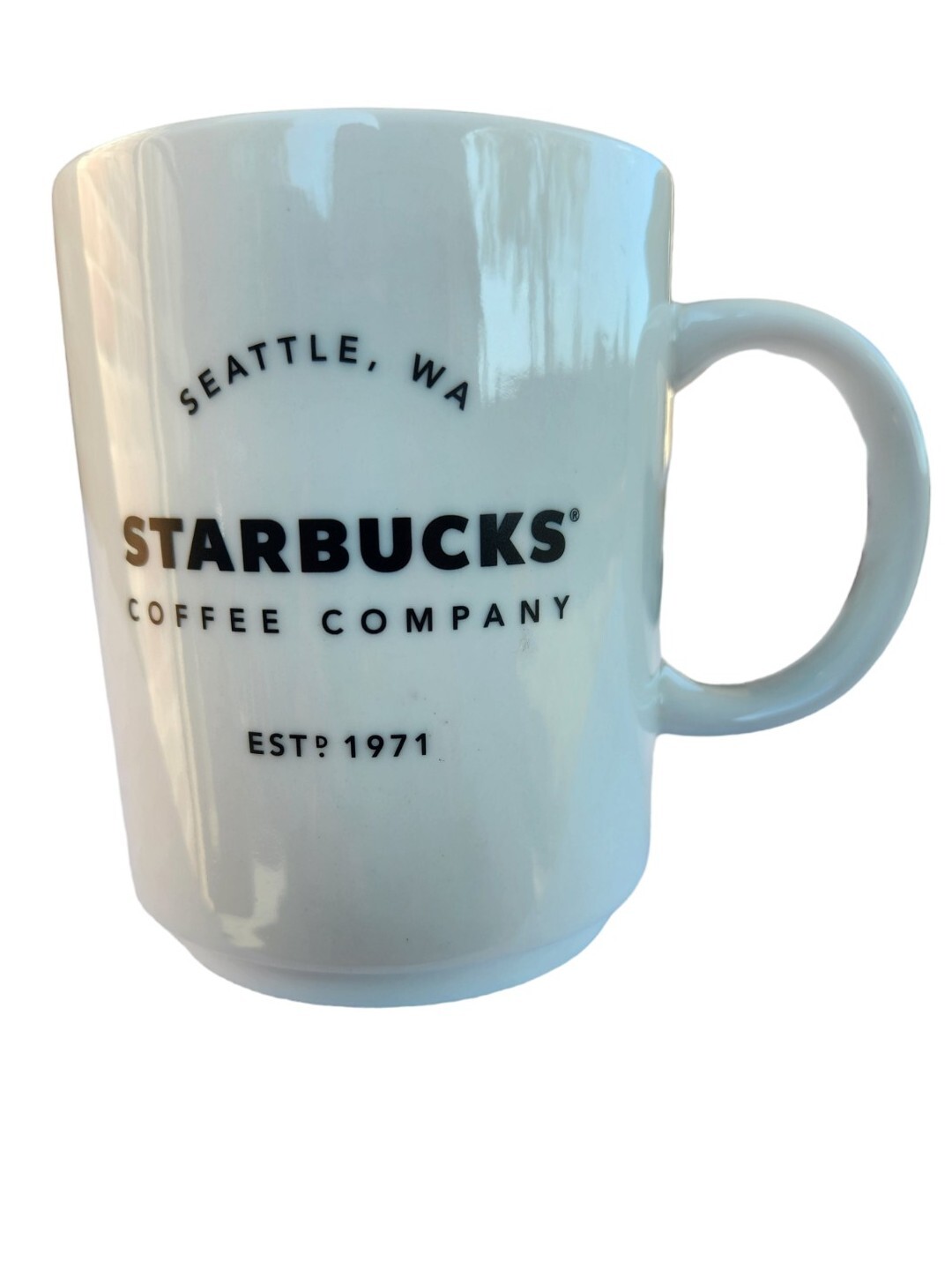 Starbucks 2018 Seattle WA Washington EST 1971 Large 14oz Ceramic Coffee Tea Mug