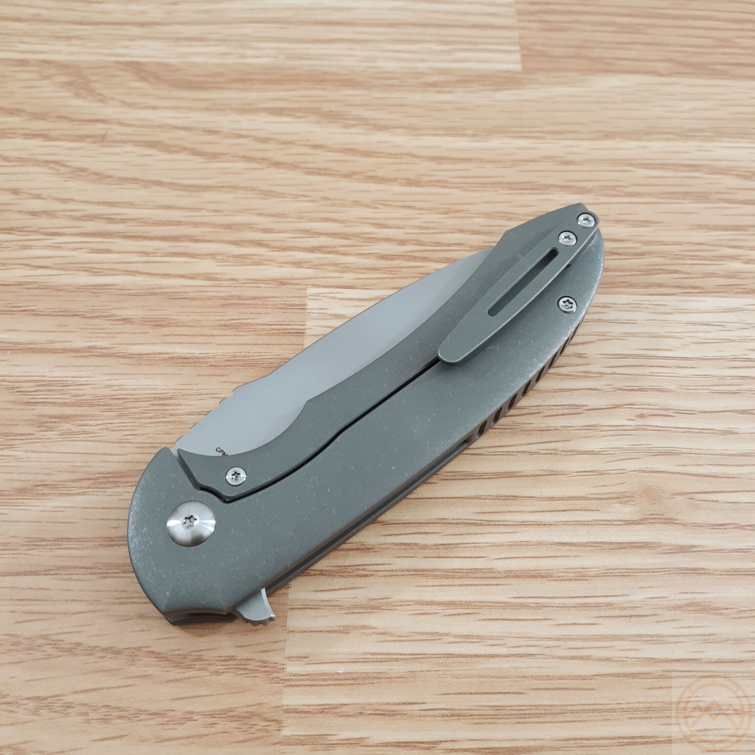Ferrum Forge Knife Allurus Sw Folding Knife CPM 20CV Steel Blade Titanium Handle