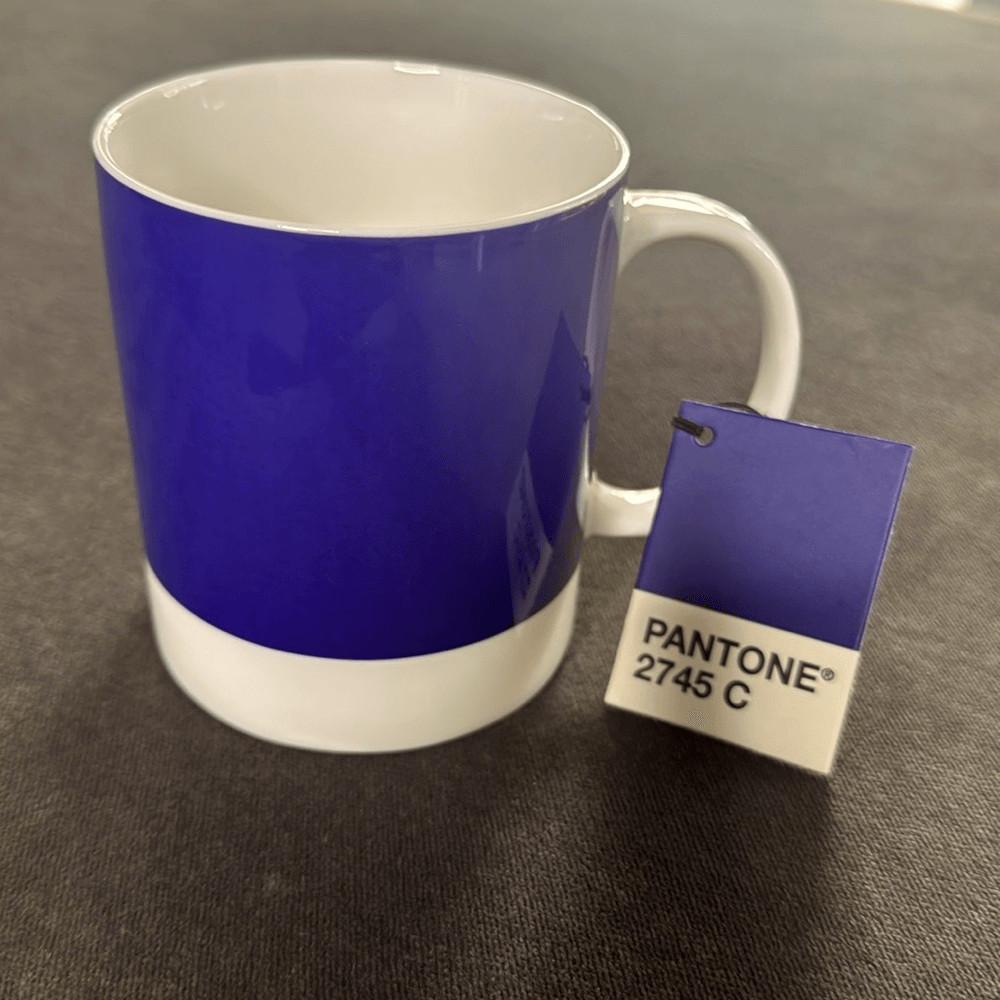 Pantone 2745 C Violet Coffee Mug Whitbread Wilkinson Fine China NEW