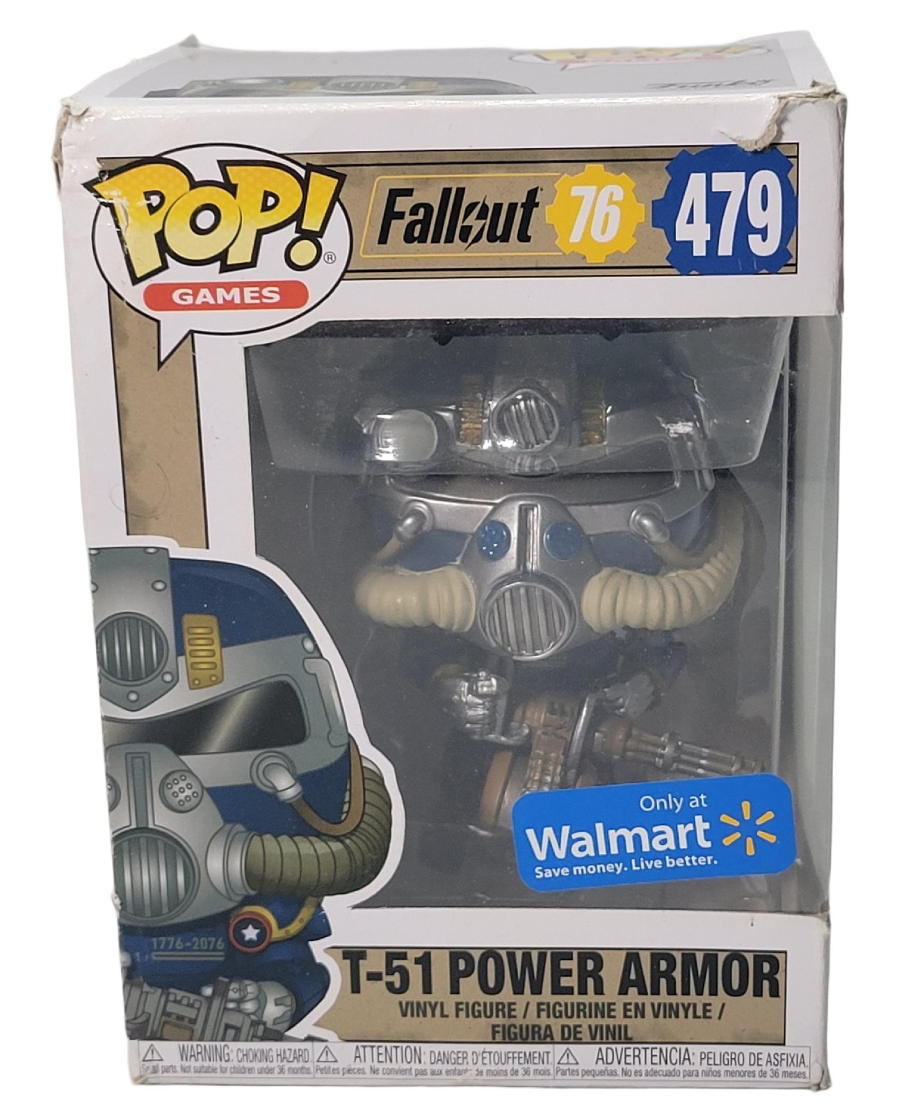 Funko Pop! Vinyl: Fallout – T-51 Power Armor (Fallout 76) – Walmart (Exclusive)