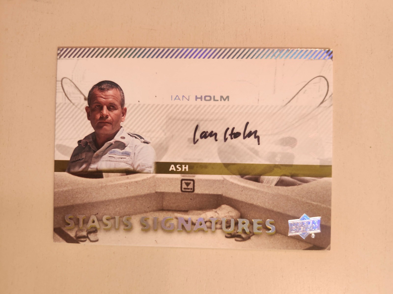 Ian Holm Alien RARE Signed Stasis Signatures Ash Upper Deck Autographed SSS2 VG