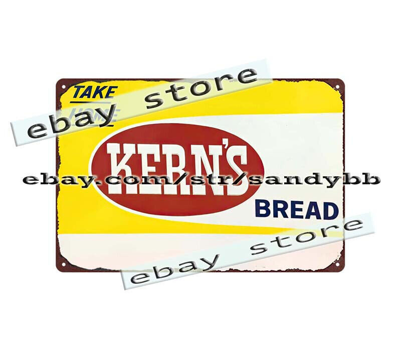 KERNS BREAD metal tin sign accent wall decor