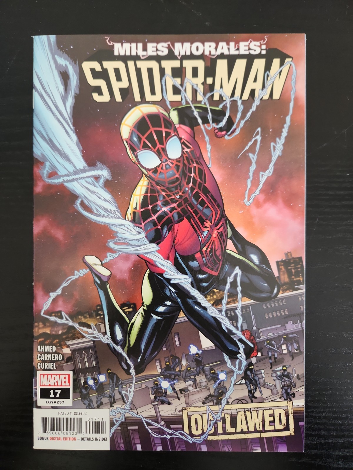 Miles Morales Spider-Man #17 LGY #257 Cover A Marvel 2020 Saladin Ahmed