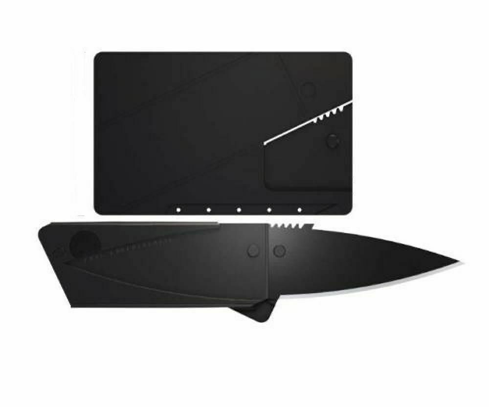 Lot Credit Card Thin Knives Folding Wallet Pocket Micro Survival Knife Tool USA
