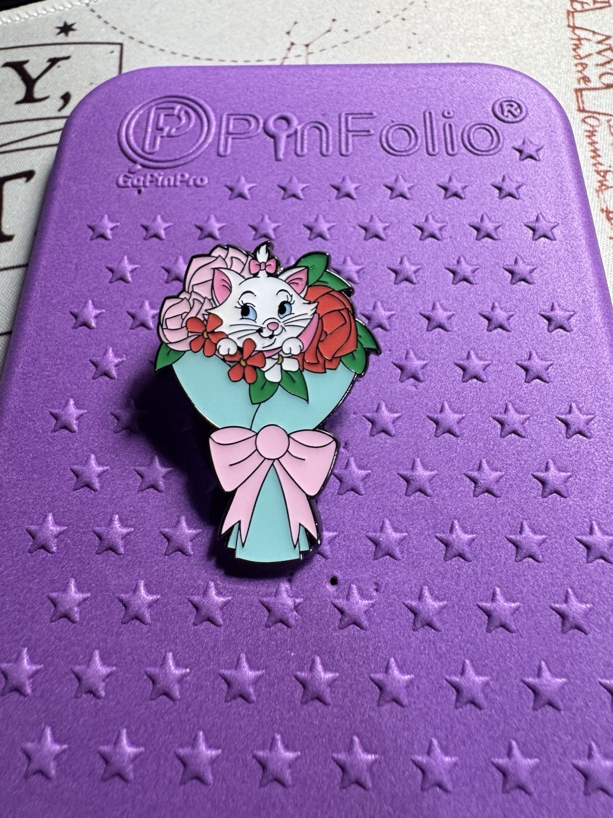 Disney Trading Pin Loungefly Marie Cat Flower Bouquets Bouquet Mystery