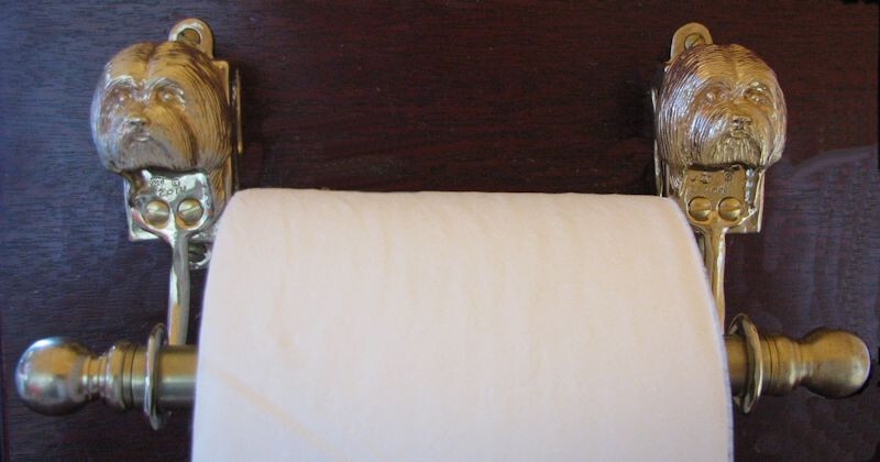 HAVANESE Bronze Toilet Paper Holder OR Paper Towel Holder!