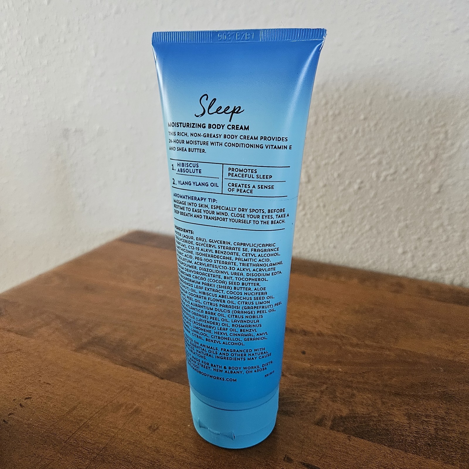 Bath Body Works Aromatherapy Hibiscus Ylang Sleep Cream 8oz Island Edition