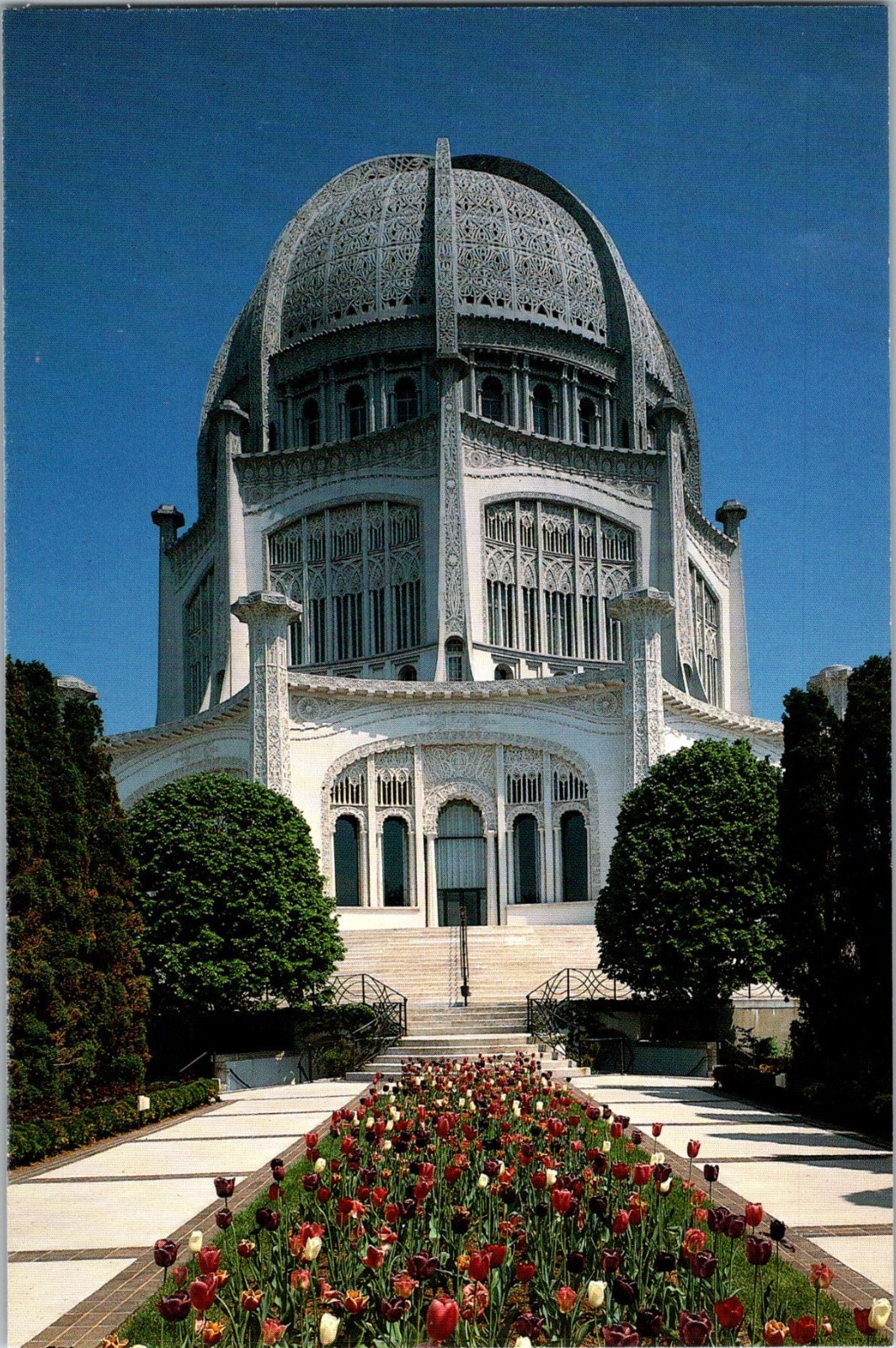 Continental Postcard Baha’i House of Worship Wilmette, Illinois CE14