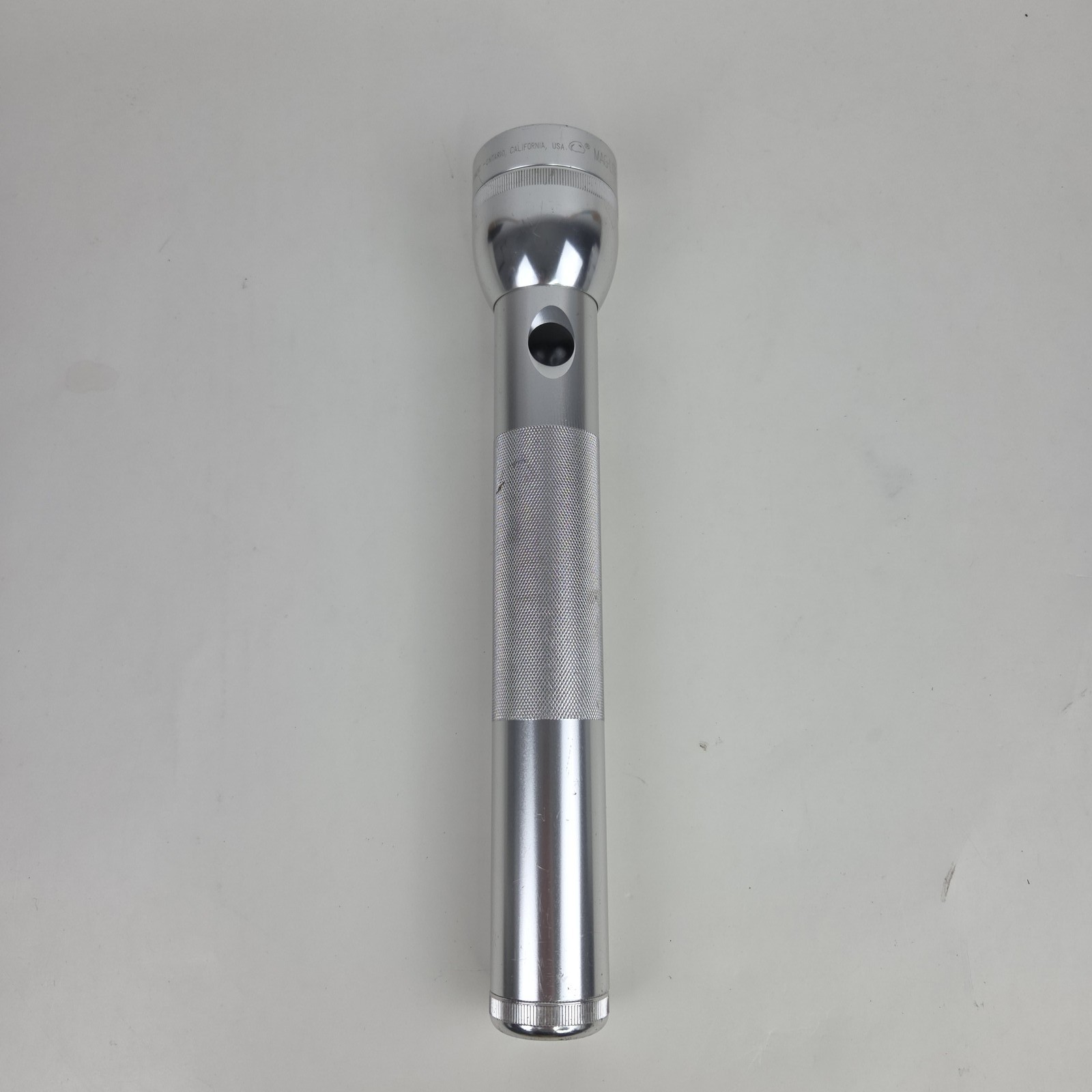 Mag-Lite 3D-Cell Heavy Duty Aluminum Flashlight Silver USA Tested Working