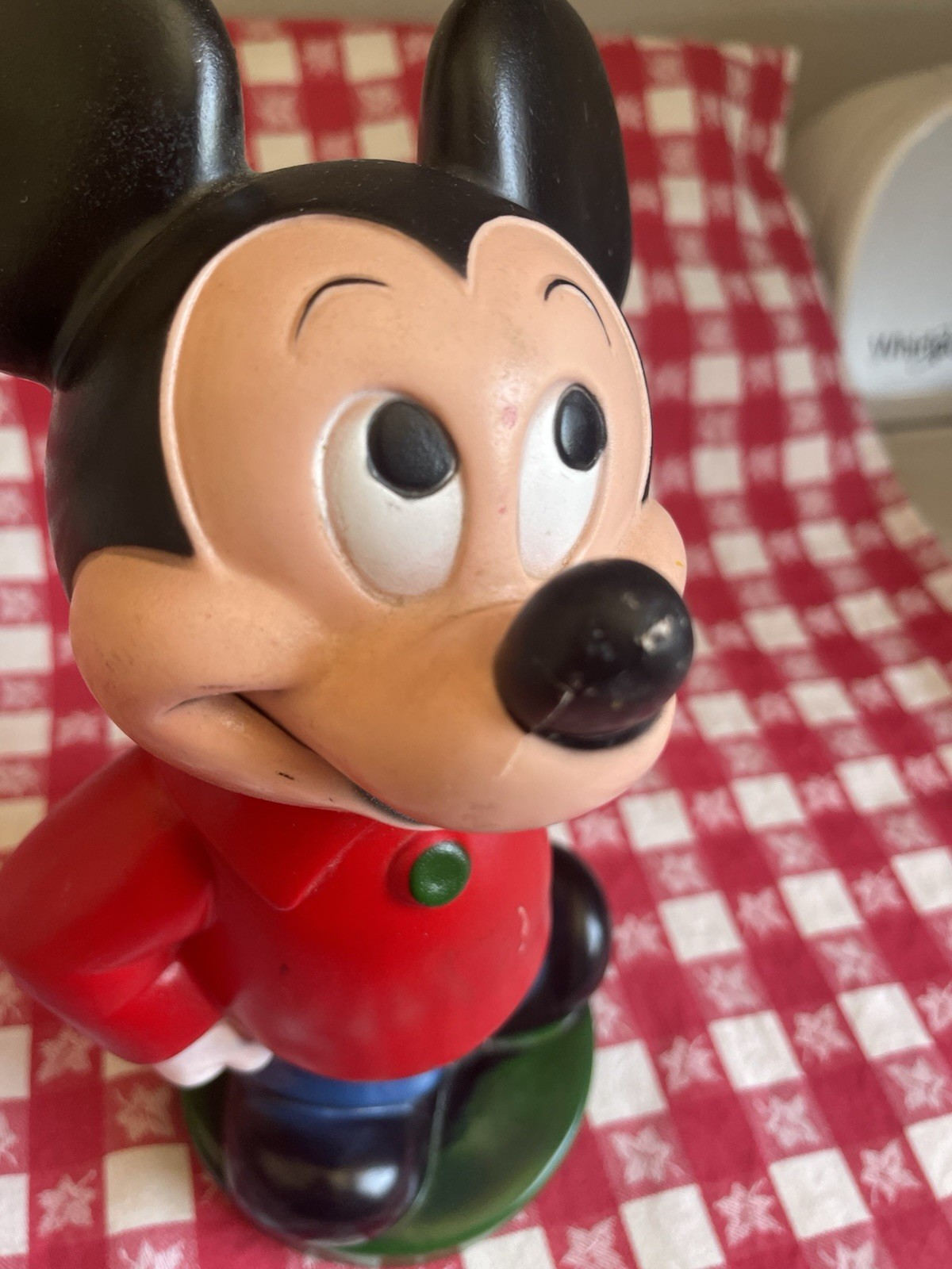 VTG Mickey Mouse Bank 1977. Hard Plastic. Walt Disney Productions