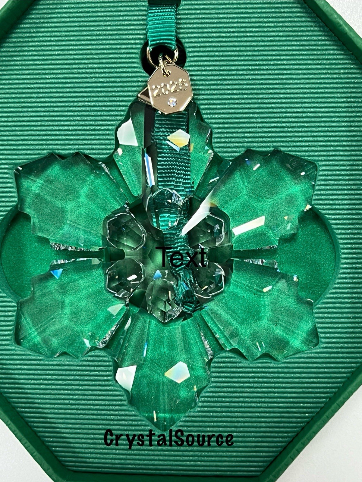 Swarovski Crystal 2026 ANNUAL EDITION LARGE CHRISTMAS ORNAMENT AUTHENTIC 5718051