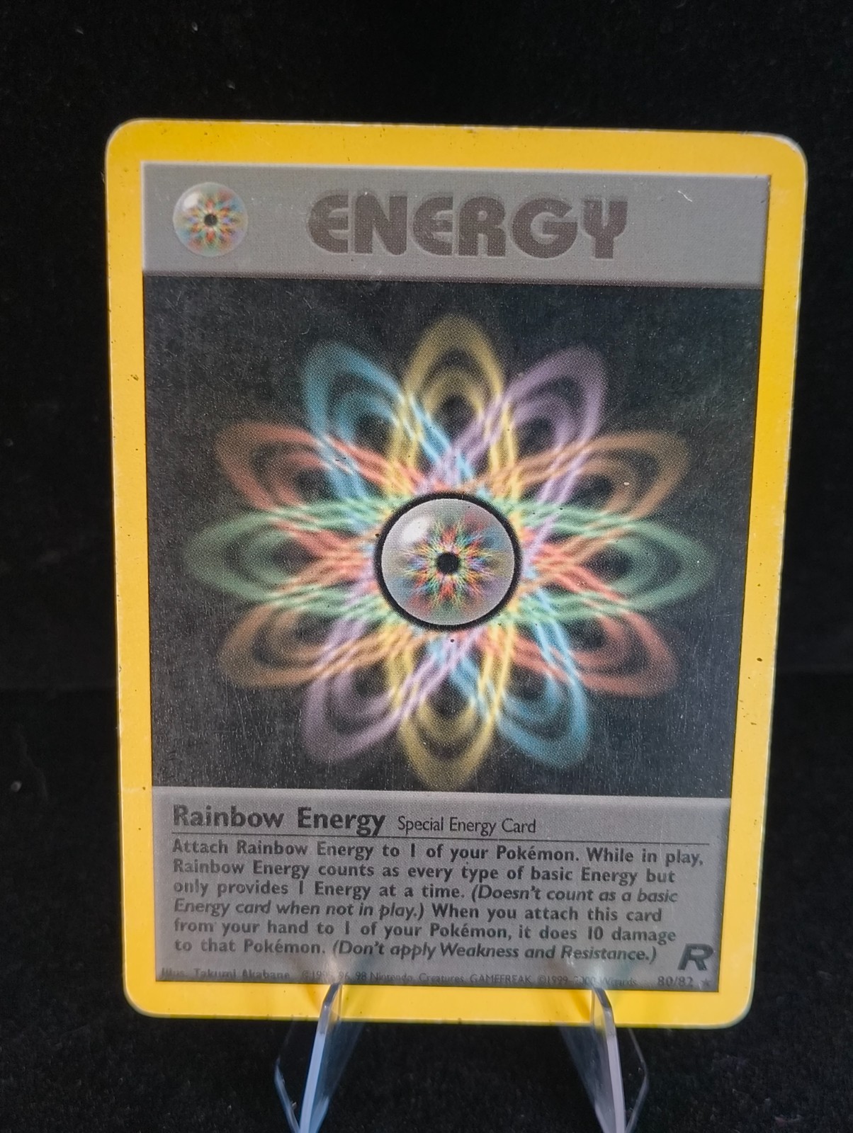 Pokémon Rainbow Energy Team Rocket #80 🇺🇸