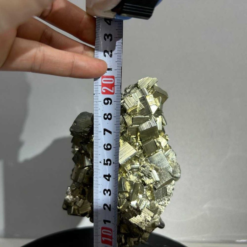 4.55LB Natural Chalcopyrite Crystal Rough Quartz Mineral Specimen Healing +stand