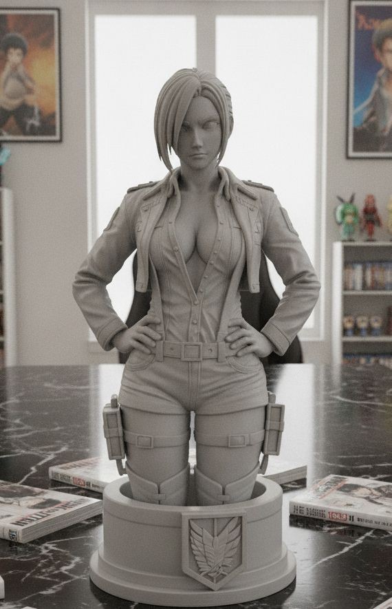 Naughty Annie Leonhart Bust Bust – Anime Lover Gift – Attack on Titan Gift