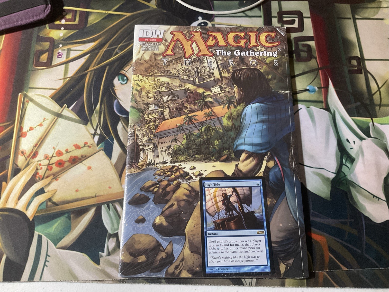 2013 MTG Comic #1 New Sealed w/Card Promo High Tide IDW Theros – Eric Deschamps