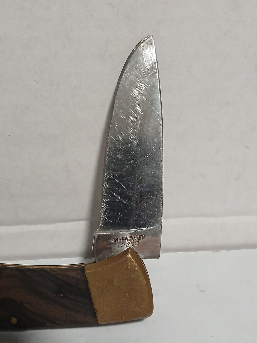 VTG Edge Mark Adventurer 11-208 Folding Pocket Knife 440-C Stainless Japan