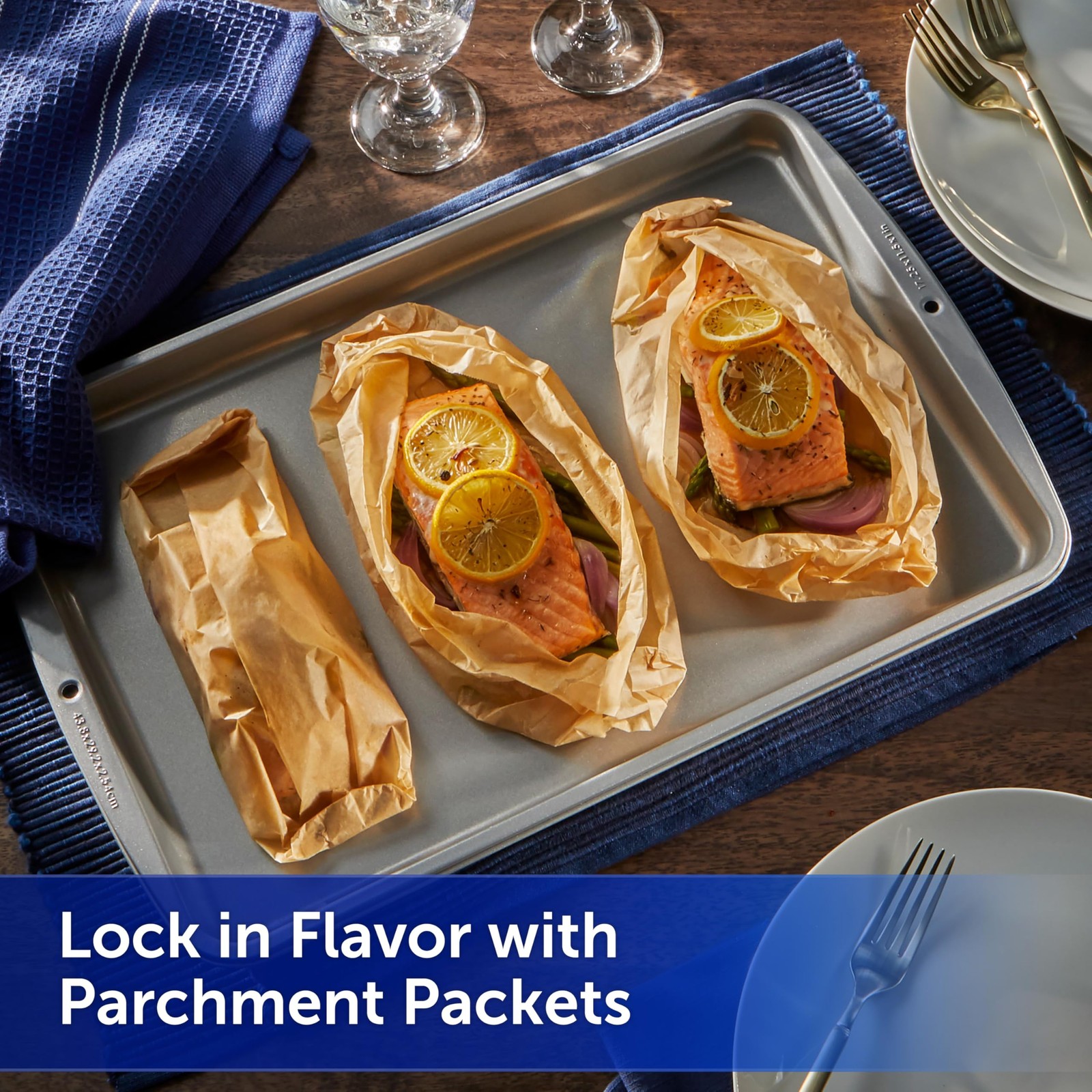 Reynolds Kitchens Unbleached Parchment Paper 45 Sq Ft (Pack of 1), Brown