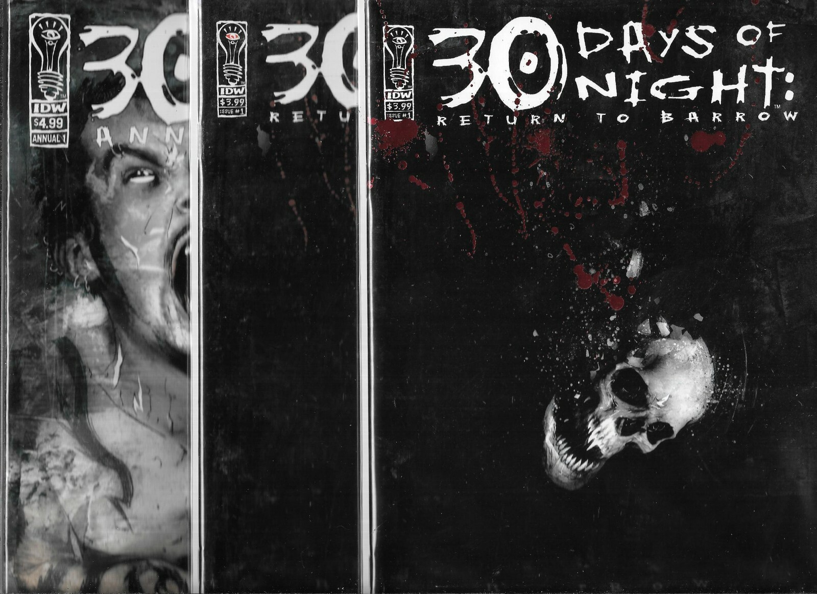 30 DAYS OF NIGHT LOT OF 3 – ANNUAL 2004, RETURN TO BARROW #1 1ST & 2ND PRINTING