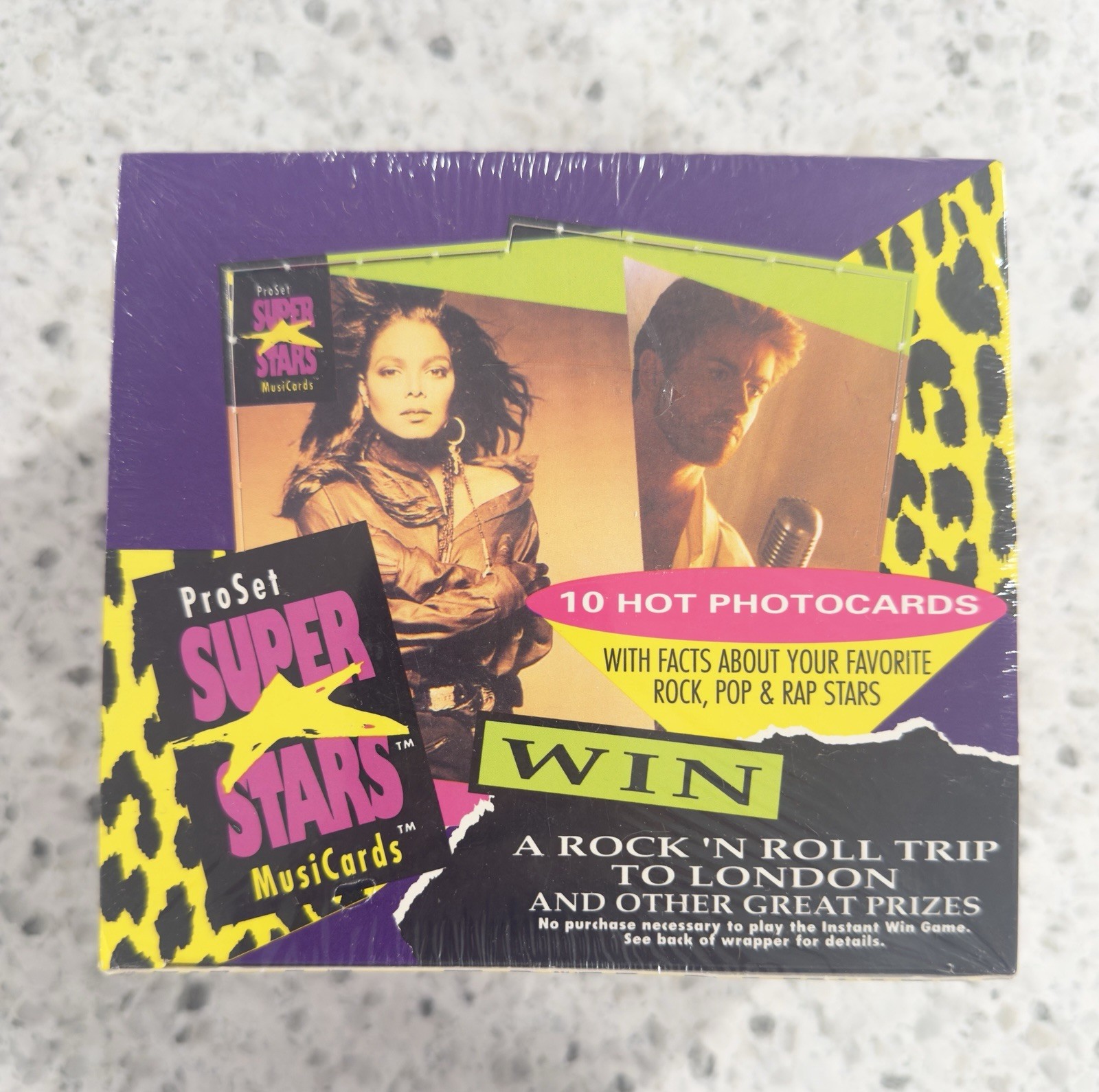 Pro Set Super Stars Musicards – Series 1 – Box New Factory Sealed