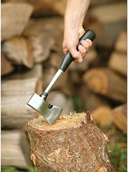 Versatile Survival Axe with Lightweight Design & Comfortable Grip – Black Finish