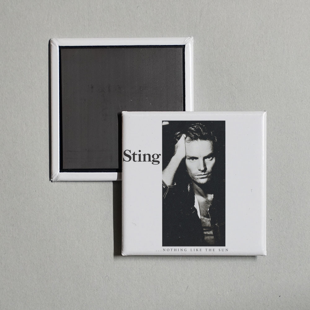 Sting – …Nothing Like The Sun Album Cover Locker Fridge Magnet