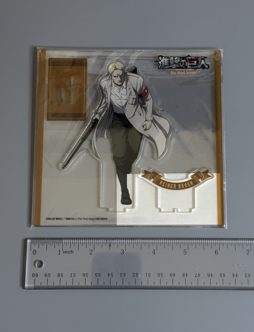 Reiner Braun – Attack on Titan The Final Season MAPPA SHOW CASE – Acrylic Stand