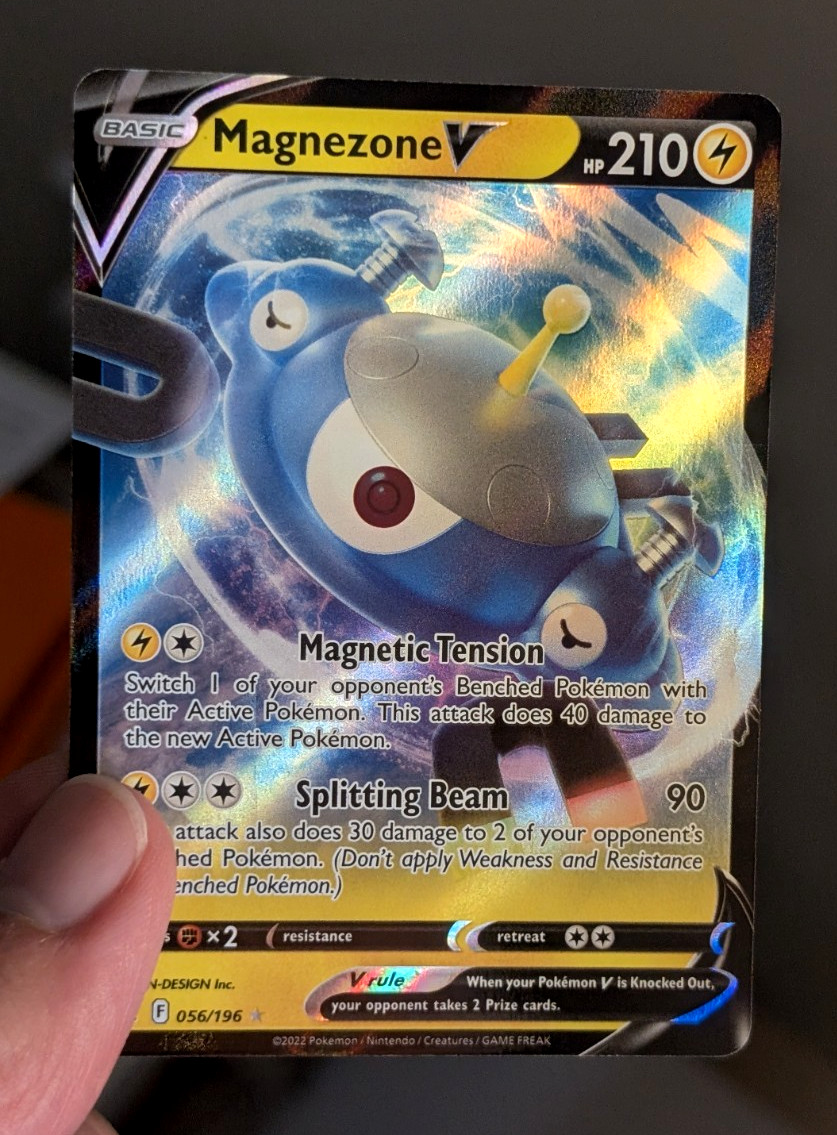 Magnezone V 056/196 : Lost Origin Holo – English – Pokemon TCG