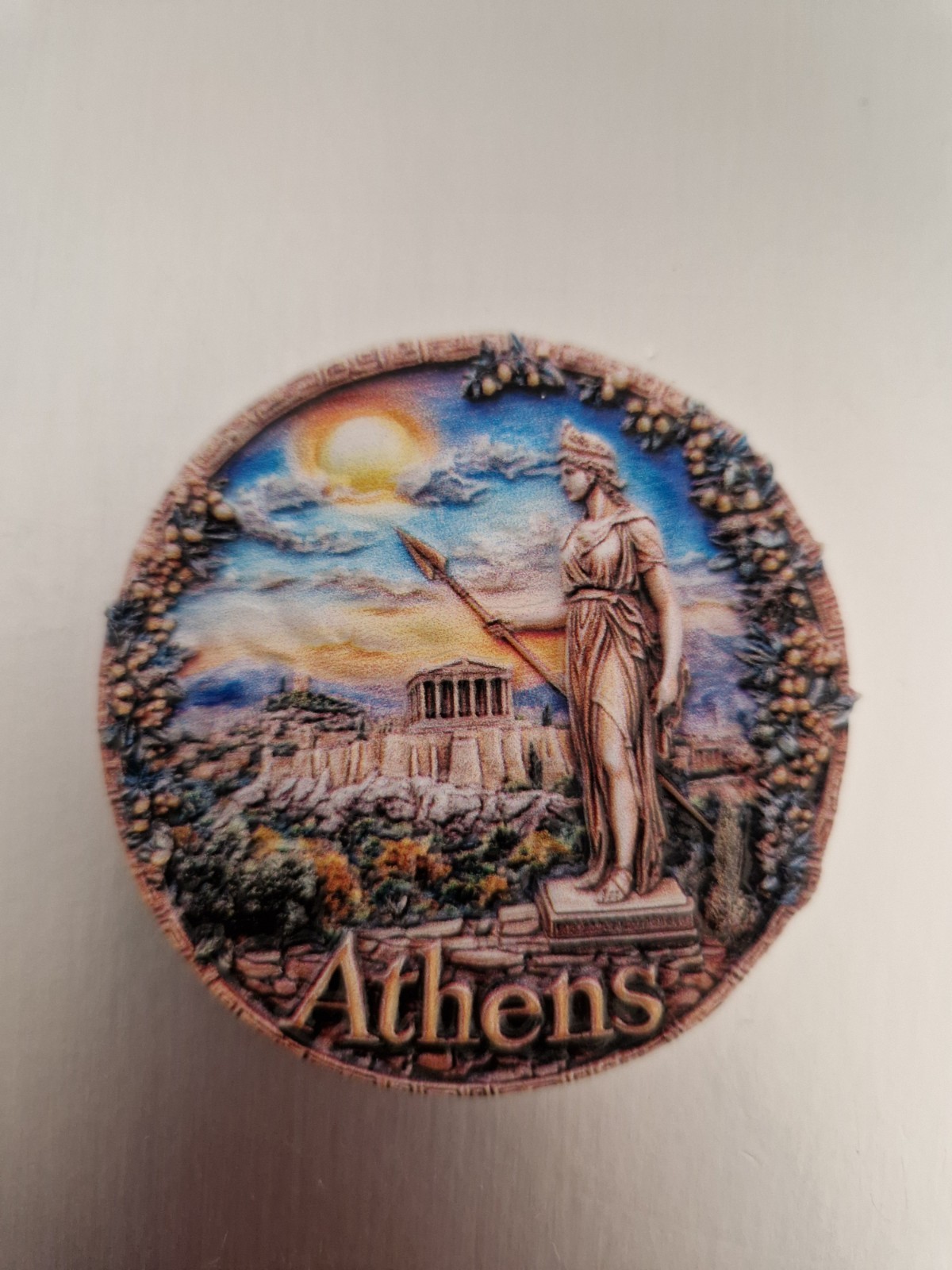 Souvenir 3D Fridge Magnet Athens Greece 3D Fridge Magnet Athens Greec