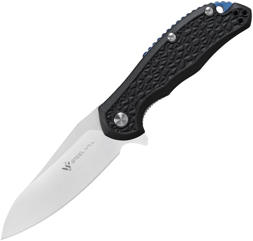 Steel Will Modus Linerlock Black FRN D2 Drop Pt Blade Folding Pocket Knife F2511
