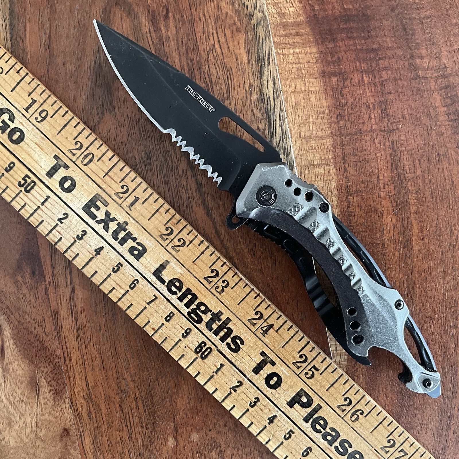 Tac Force Folding Pocket Knife Linerlock EDC Belt Clip Glass Breaker