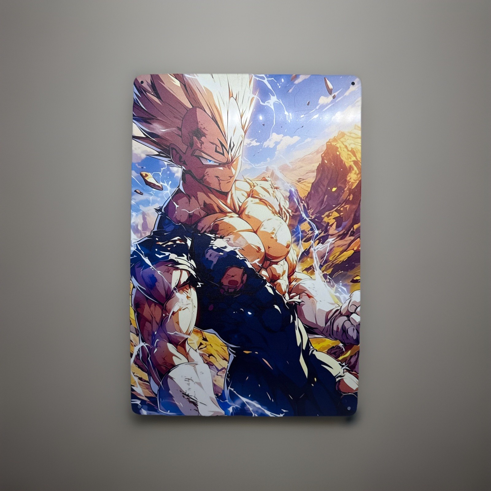 Dragon Ball Z 12×18 inch metal poster.
