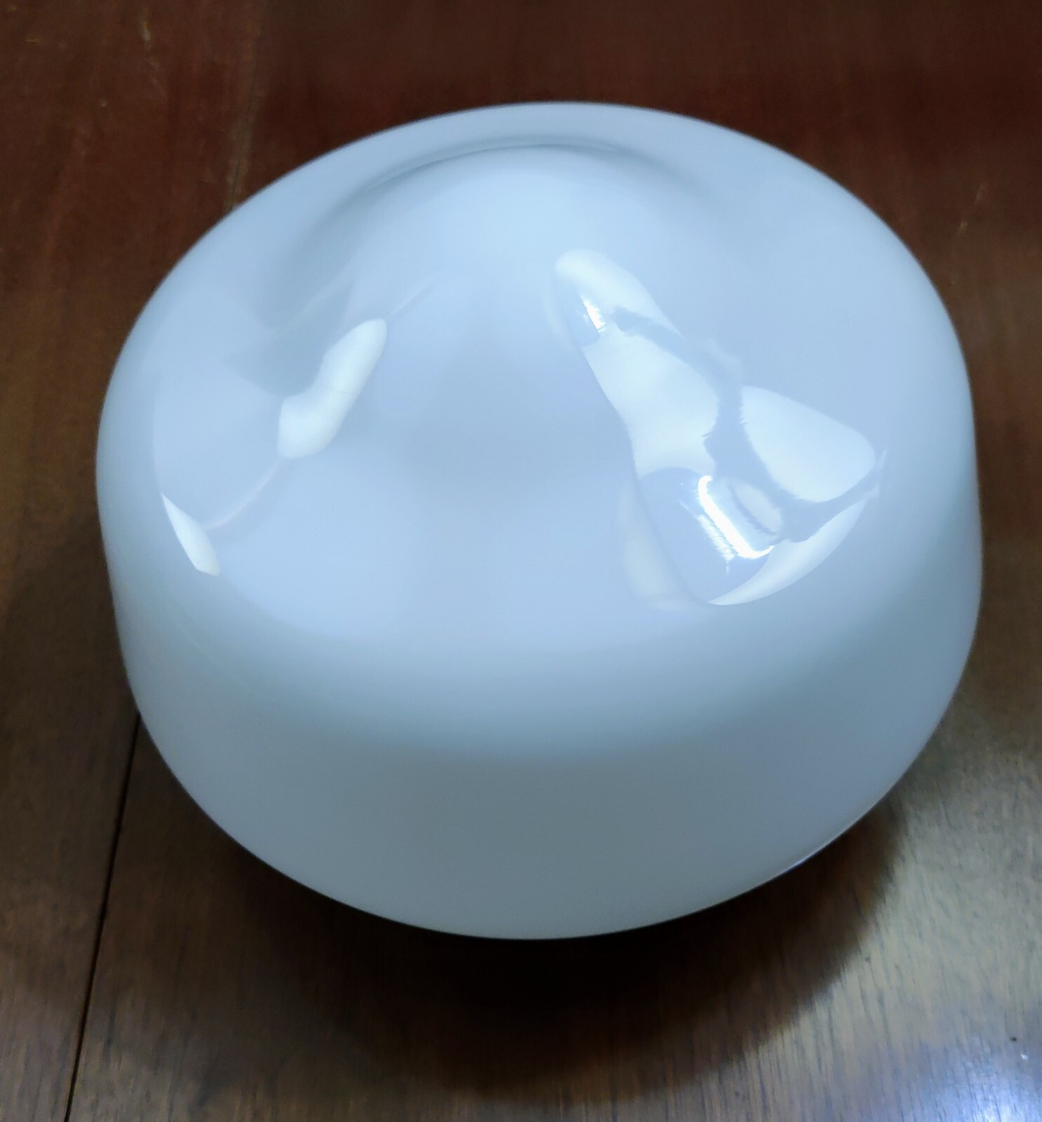 Replacement White Glass Globe Ceiling Lamp Shade 8.5″ Diameter 3.25″ ID Opening