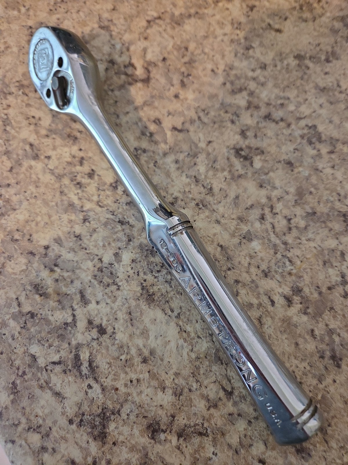 Armstrong Tools 12-903 1/2″ USA Drive Reversible Ratchet Used
