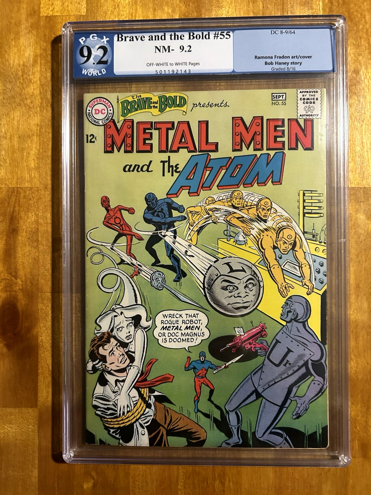 Brave and the Bold 55 – PGX 9.2 OW/WT Pages 1964