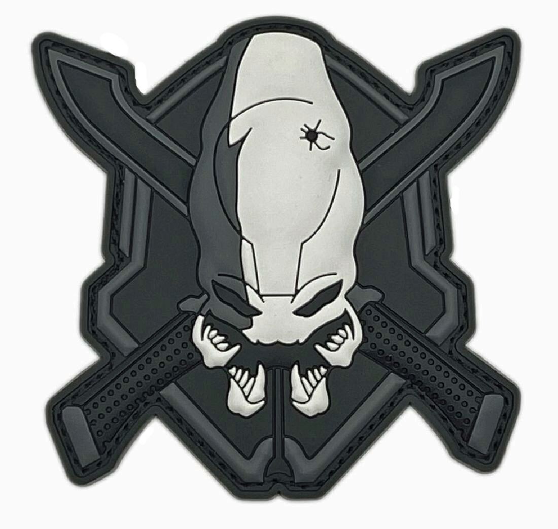 HALO 3 LEGENDARY PVC RUBBER MORALE PATCH – 2PC HOOK BACKING 3D PVC
