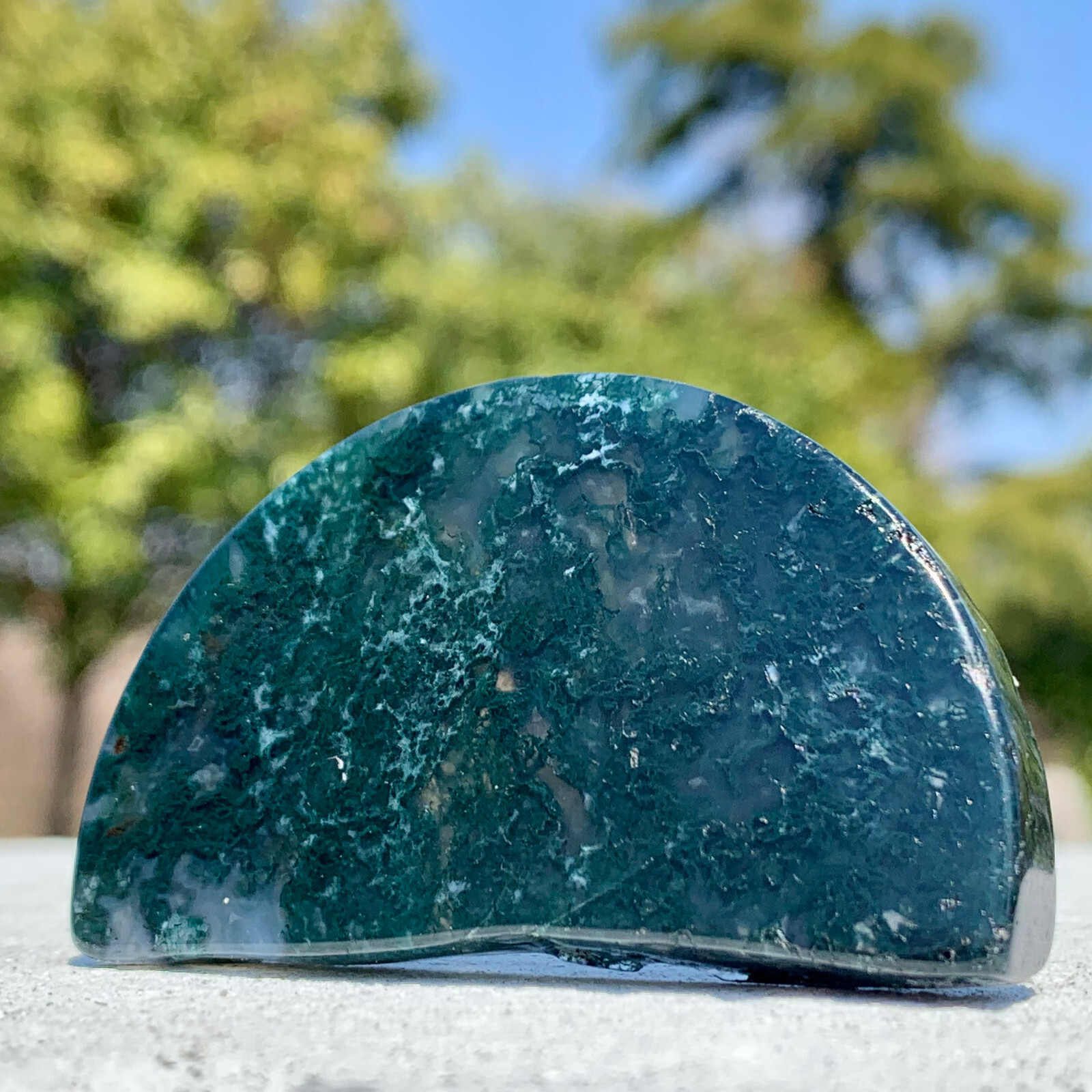 40G Collection!Natural Crystal Raw Stone Polished Emerald Decor Healing