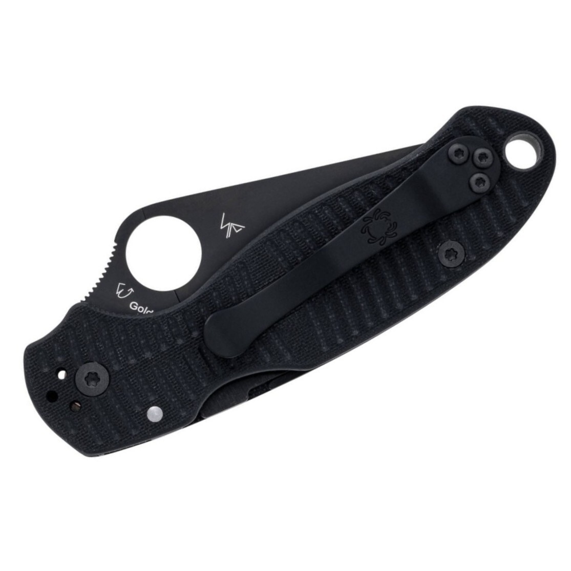 Spyderco Para 3 Salt CPM-MAGNACUT Black DLC Blade G10 Handles – C223GMCBKP