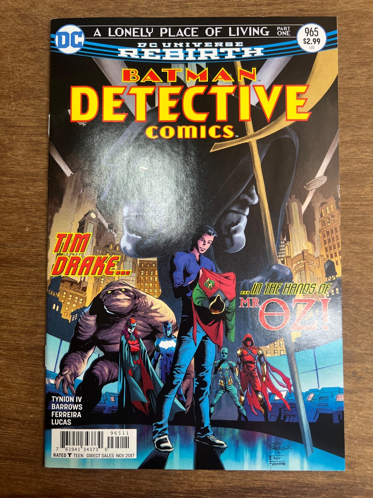 Detective Comics 965 DC Rebirth Tynion Batman Red Robin Tim Drake Clayface 2017