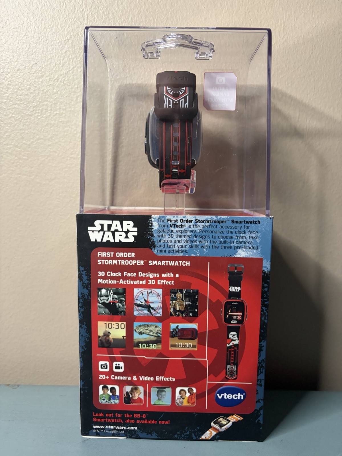 Star Wars Watch First Order Stormtrooper Smartwatch Vtech – New In Box 2017
