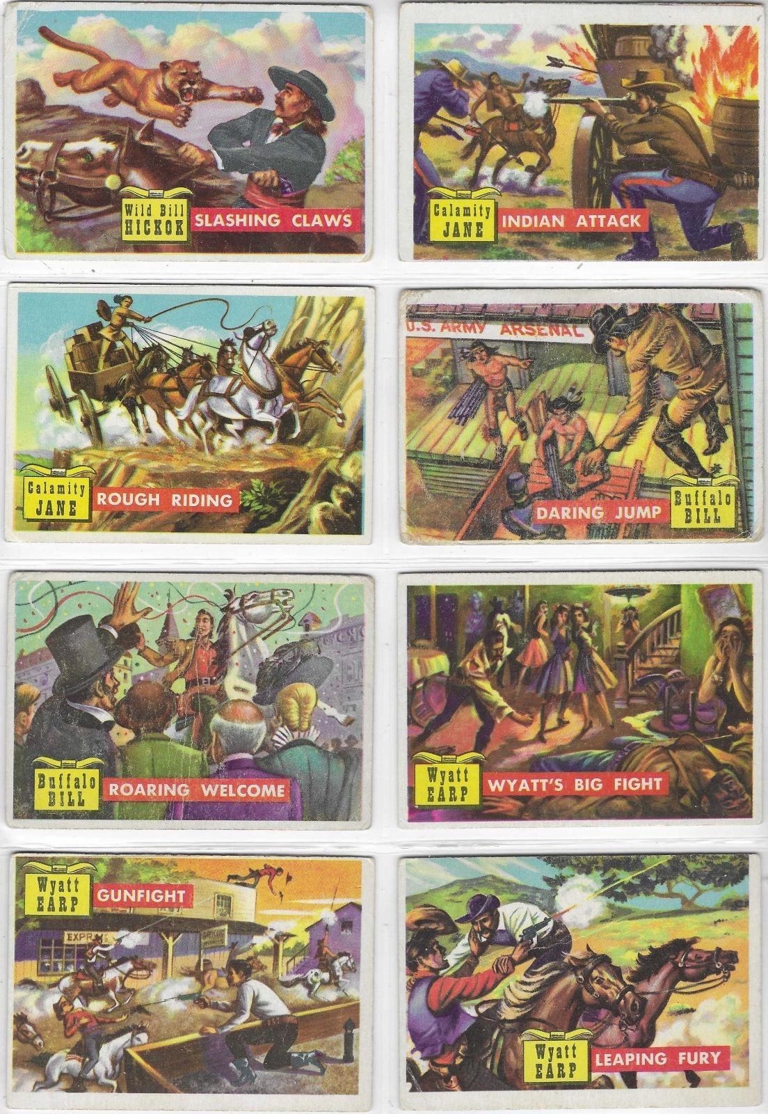 1956 TOPPS ROUND-UP, LOT OF 15 DIFFERENT! POPULAR ISSUE!!!
