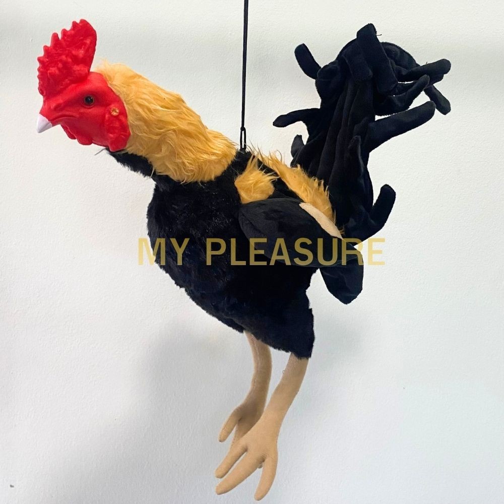 Realistic Rooster Figurine Silicone Chicken Model Farm Decor Collectible Gift