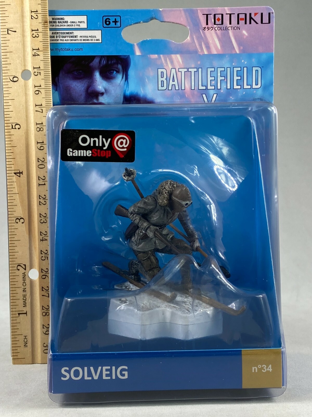 Totaku Collection Solveig Vinyl Figure N34 Battlefield V Exclusive 1st Edition