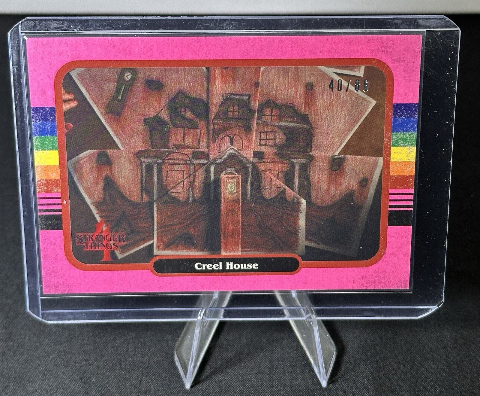 2023 Zerocool Stranger Things Season 4 – 1986 Pink Parallel /86 – 7 Card Lot 🔥