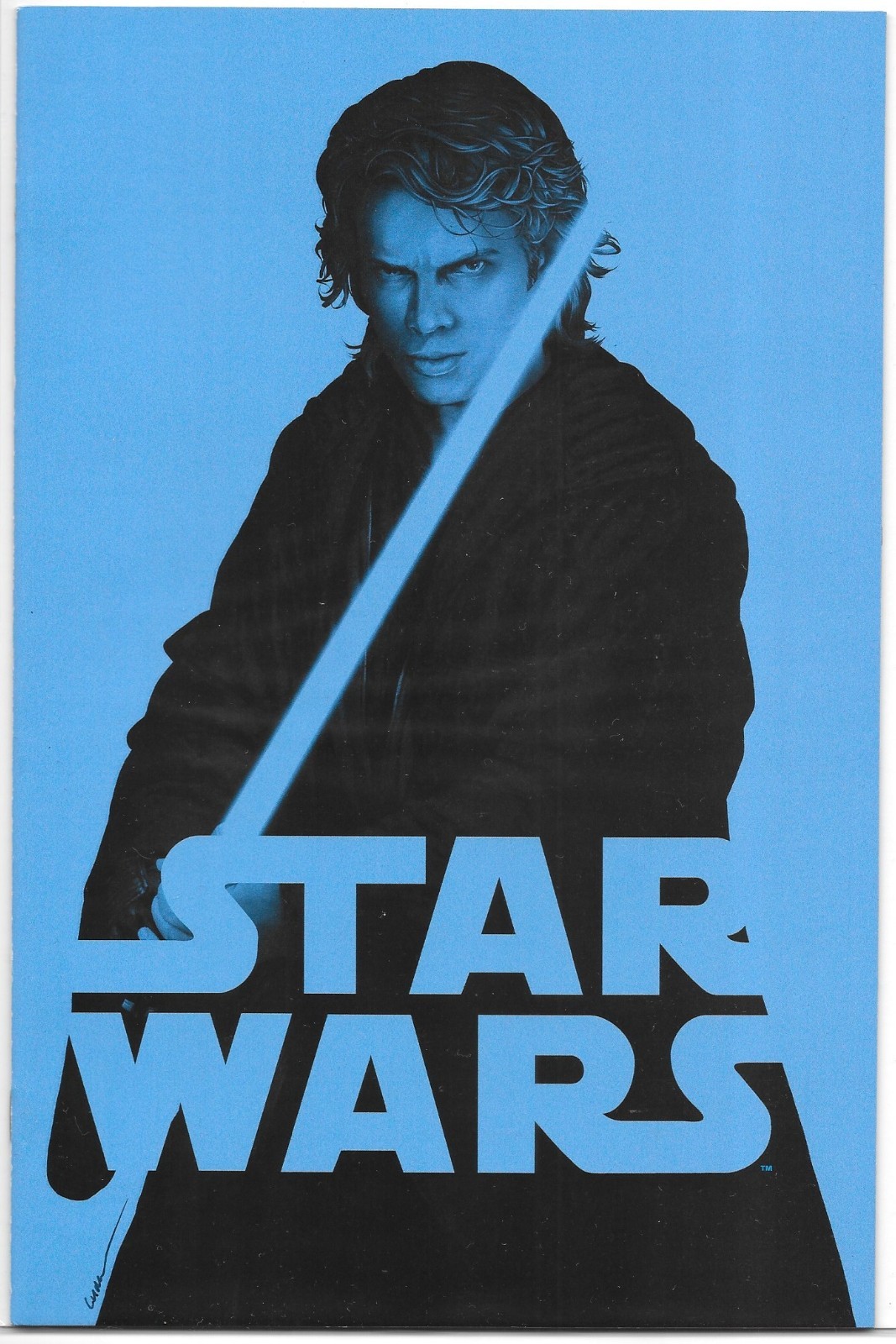 Star Wars Count Dooku 1 JTC Anakin Skywalker Negative Space Signed Variant Cover
