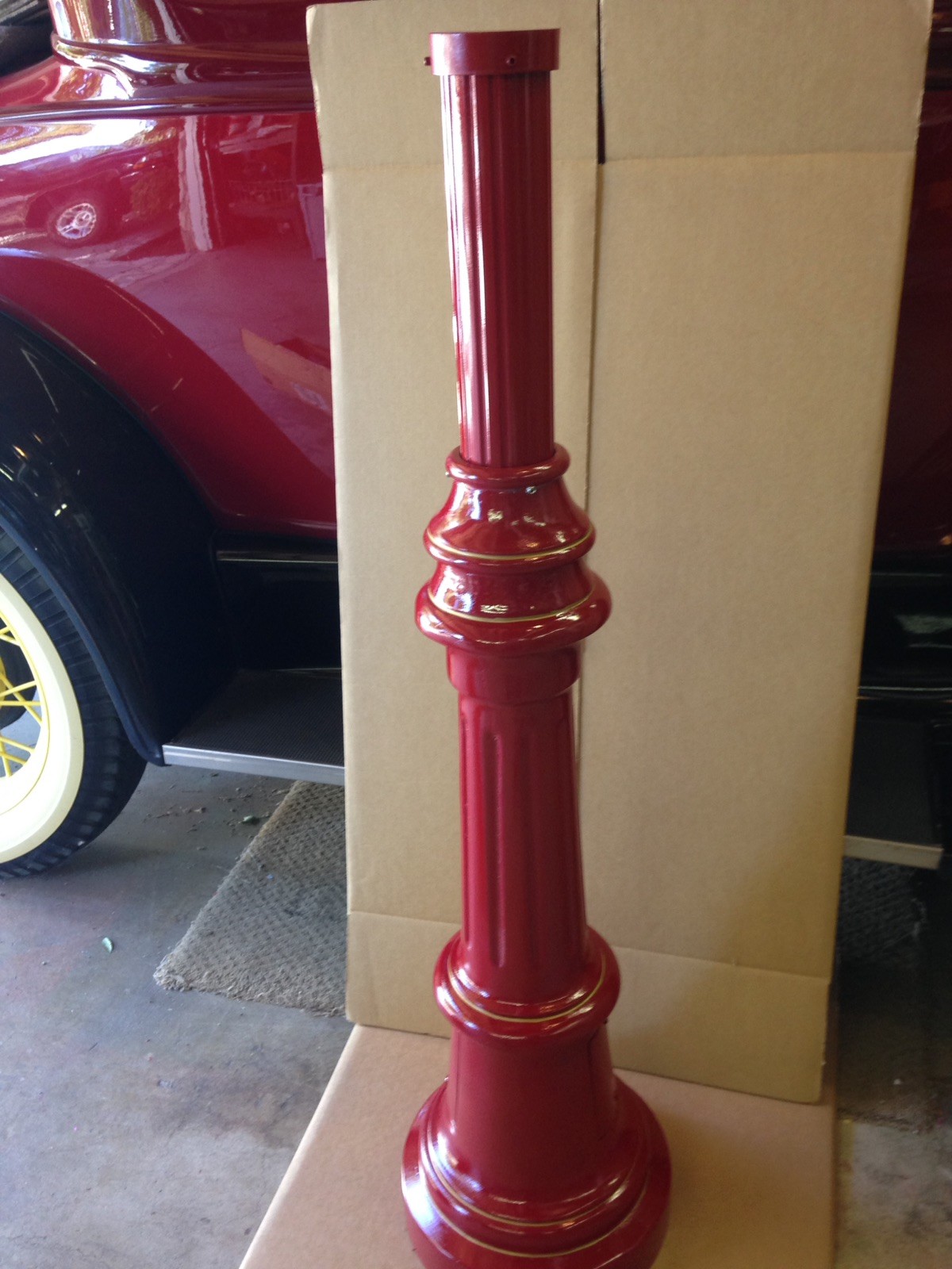 Gamewell Post Pedestal for mounting Fire Alarm Callbox
