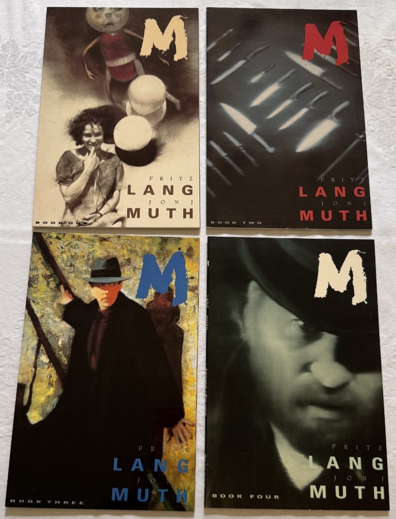 M #1 – 4 (Eclipse Comics 1990) Complete Set