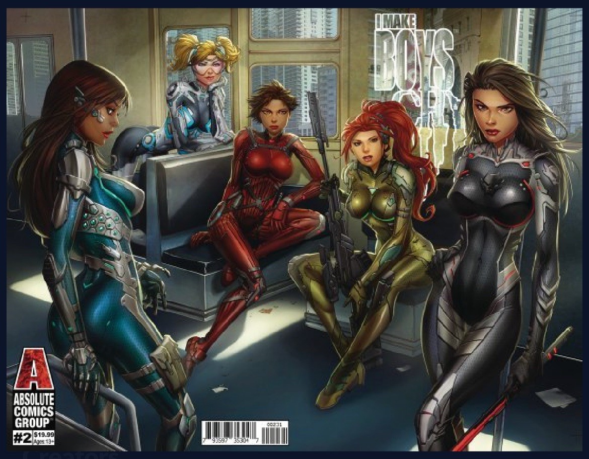 I Make Boys Cry #2 (2021 Absolute Comics) Randy Green Lenticular Variant ~ NM